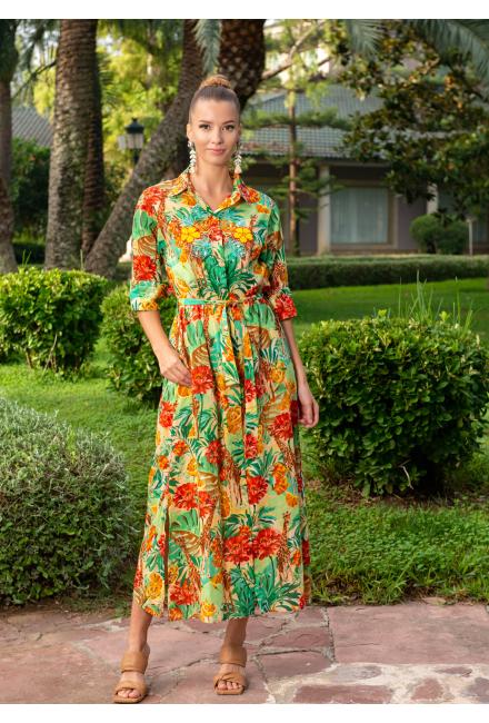 Сукня з поясом та кишенями 23A-749-9C Сукня з поясом та кишенями 23A-749-9C